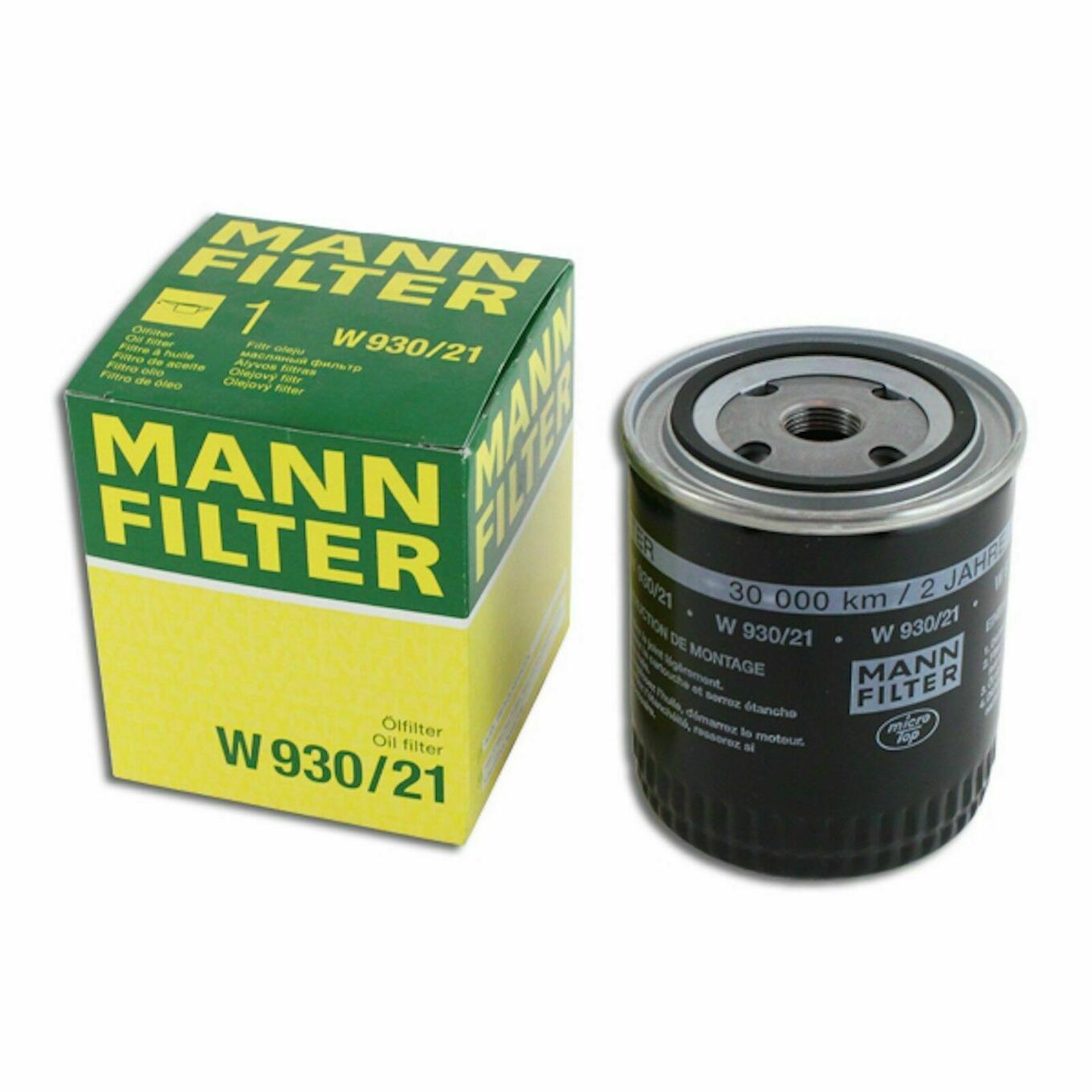 Audi VW Engine Oil Filter 078115561J - MANN-FILTER W93021